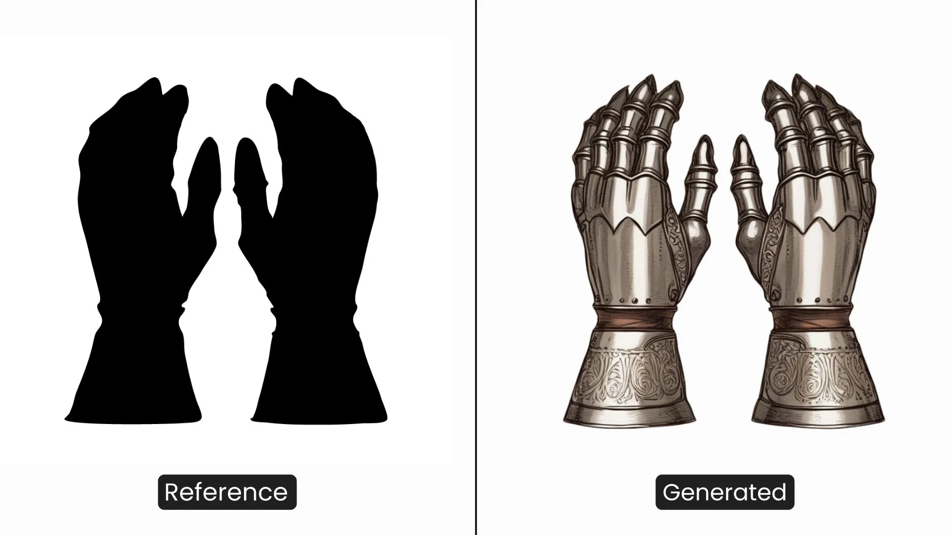 Armor created with Scenario ControlNet