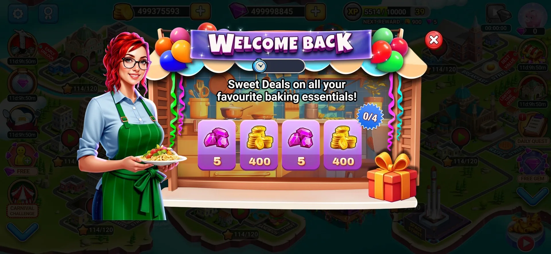 Food Truck Chef Popup Welcome Back Banner Generated Using Scenario